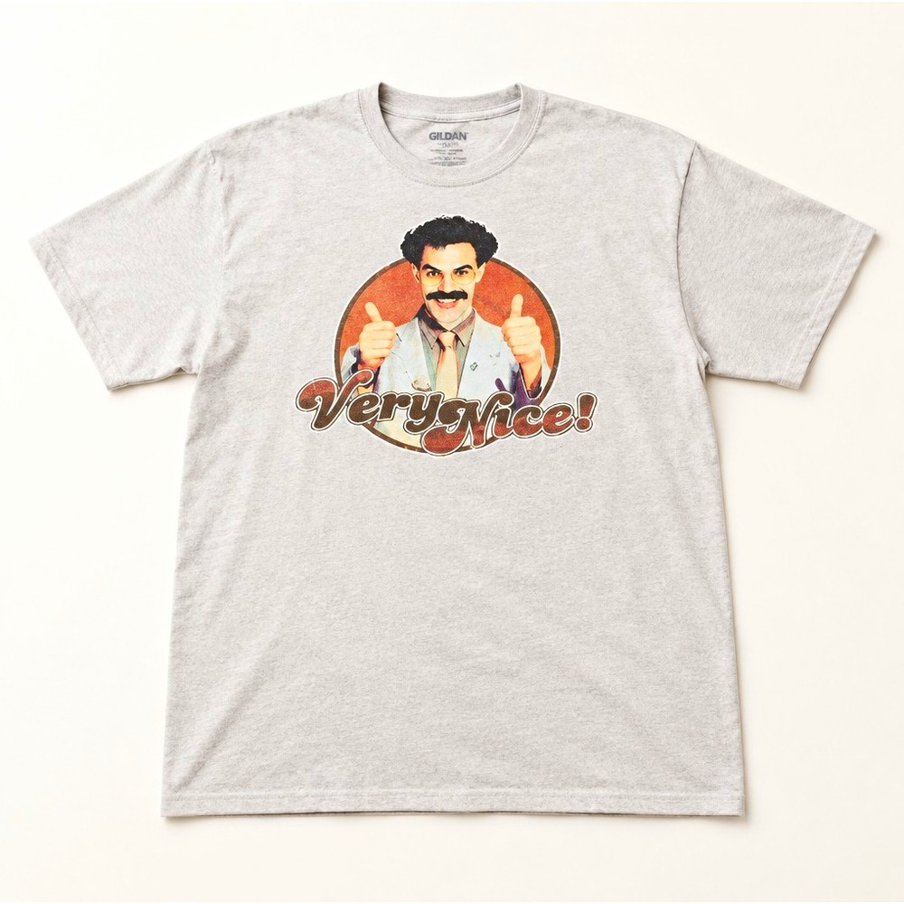 Vintage 2007 Borat 'Very Nice!' Graphic T-Shirt Large
